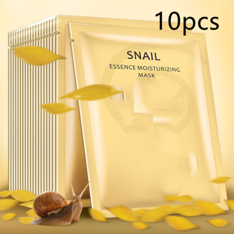 Snail Moisturizing Whitening Mask Cosmetics - Balochistan LLC  Product information: Net content: 25g (g/ml) Color classification: gold Ingredients: Snow lotus Product category: Tear type Efficacy: Whitening Package: Mask X1