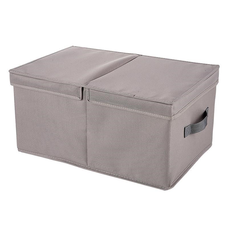 Clothing Storage Box Cloth Sorting Clothes - Balochistan LLC  Product information: Capacity: 1 l Style: Japanese Material: Oxford Fashion elements: Solid colors Suitable space: bedroom Packing list: Oxford cloth storage box*1