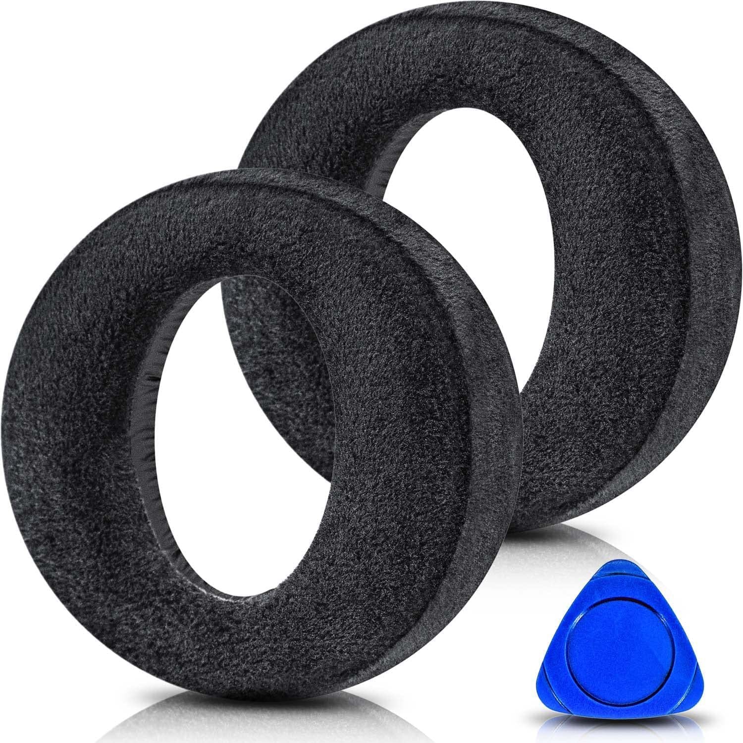 Head-mounted Earphone Sleeves Cotton Cover - Balochistan LLC  Product information: Color: Original round label LR protein leather earmuffs, black gel cold earmuffs, gray linen earmuffs, black football Net earmuffs, black flannel leather patchwork earmuffs Applicable gender: neutral/both men and women Material: imitation leather Size: Sony PS5 Pulse 3D Applicable products: Sony PS5 Pulse 3D Packing List: pp bag Packing list: Earphone Cover X1PC Product Image: