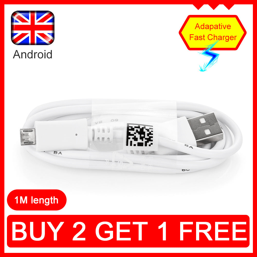 1M Micro USB Data Charging Cable - Balochistan LLC  1M Micro USB Data Charging Cable (White) package includes:1pcs of cable