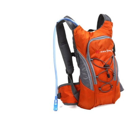 Sports outdoor bag bicycle riding water bag backpack Mountain hiking travel hiking shoulder bag bag - Balochistan LLC  Sports bag type: outdoor bag Applicable gender: neutral / male and female Material: Polyester Hardness: medium pattern: plain Capacity: 10L (can hold 2-5L water bag) Size: 11*24*45cm