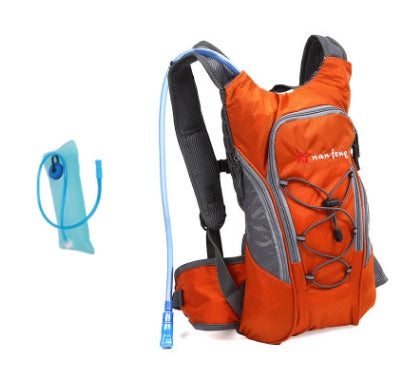 Sports outdoor bag bicycle riding water bag backpack Mountain hiking travel hiking shoulder bag bag - Balochistan LLC  Sports bag type: outdoor bag Applicable gender: neutral / male and female Material: Polyester Hardness: medium pattern: plain Capacity: 10L (can hold 2-5L water bag) Size: 11*24*45cm