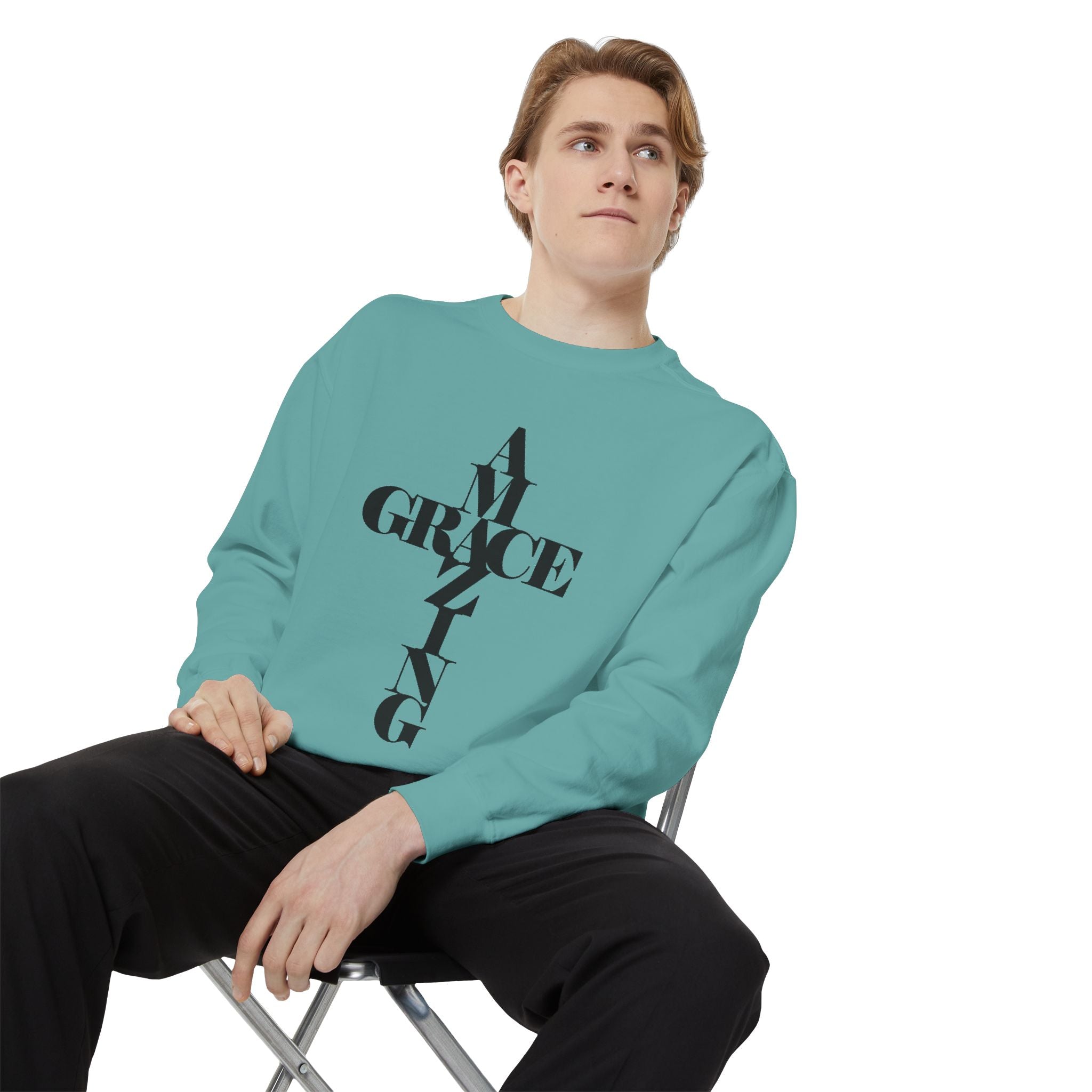 Kleidungsstückgefärbtes Sweatshirt, neues Design eingetroffen