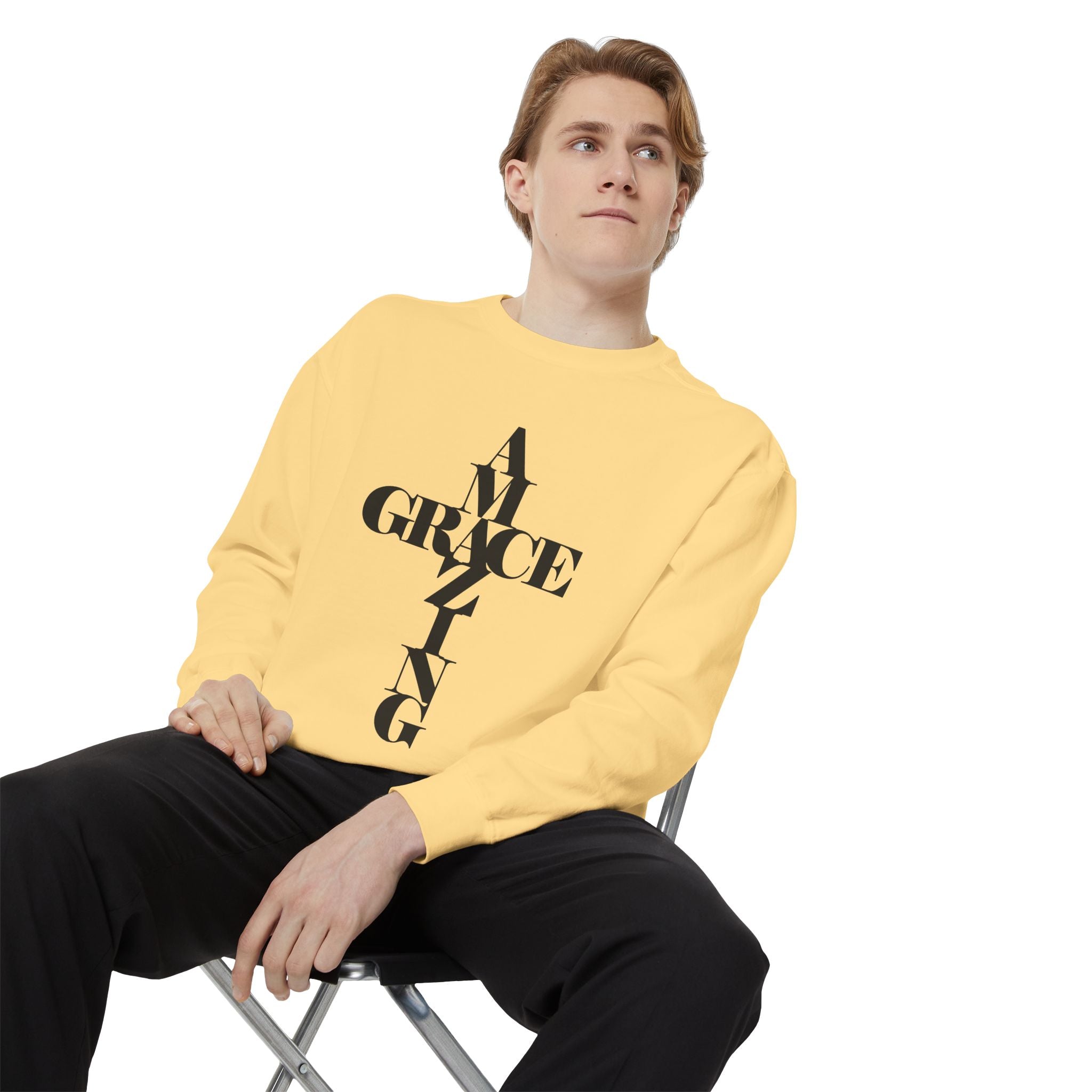 Kleidungsstückgefärbtes Sweatshirt, neues Design eingetroffen