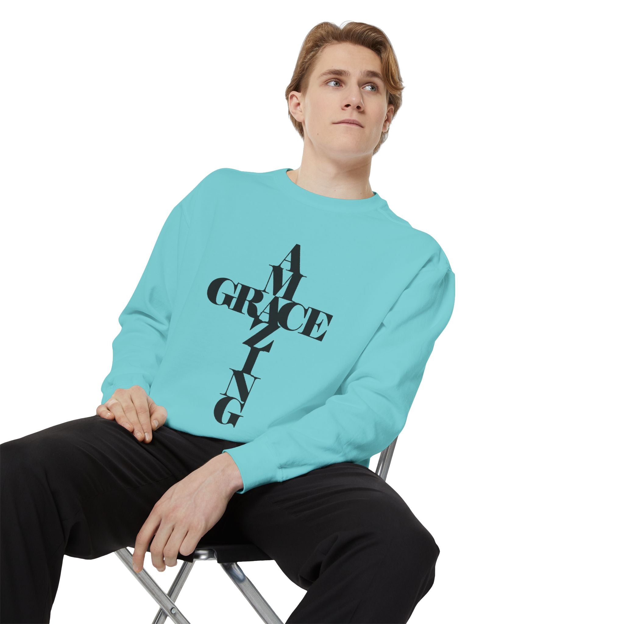 Kleidungsstückgefärbtes Sweatshirt, neues Design eingetroffen