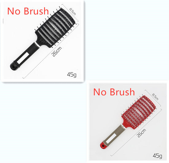 Hairbrush Anti Klit Brushy Haarborstel Women Detangler Hair Brush Bristle Nylon Scalp Massage  Teaser Hair Brush Comb - Balochistan LLC 