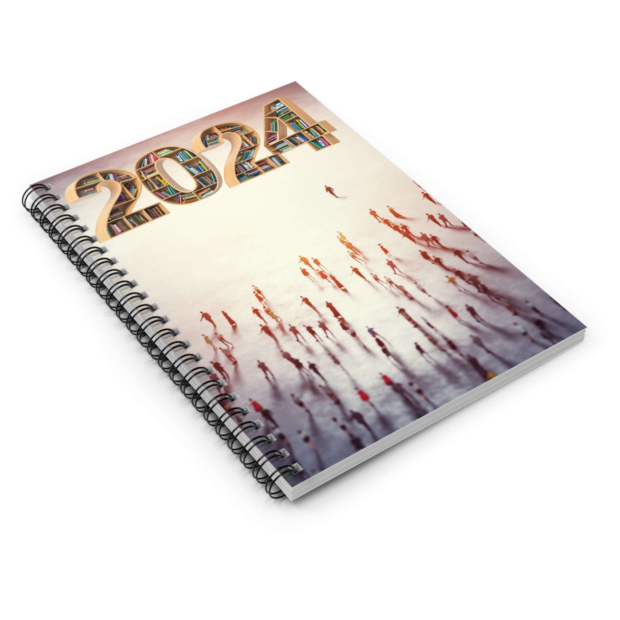 Ruled Line Spiral Notebook - 'Note Book' Design - Balochistan LLC 