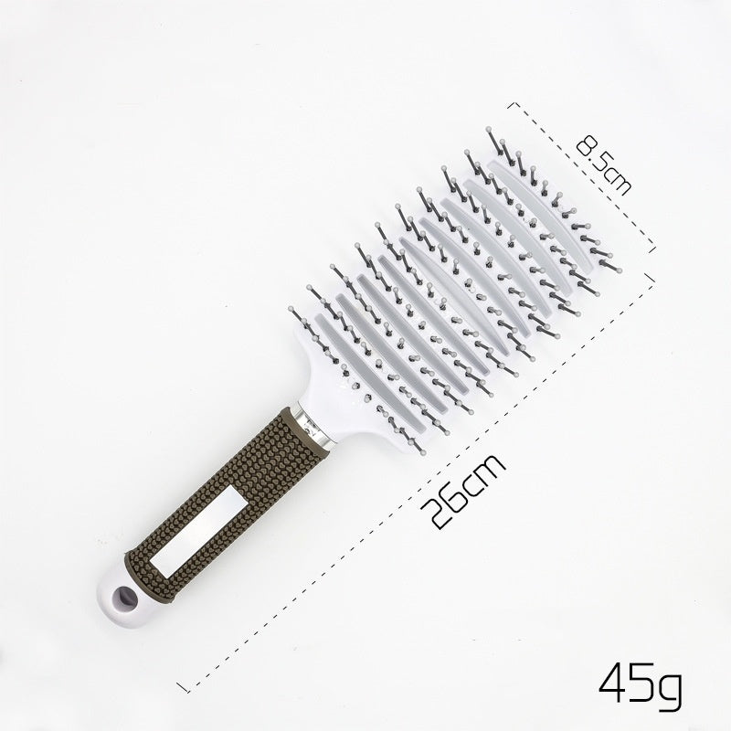 Hairbrush Anti Klit Brushy Haarborstel Women Detangler Hair Brush Bristle Nylon Scalp Massage  Teaser Hair Brush Comb - Balochistan LLC 