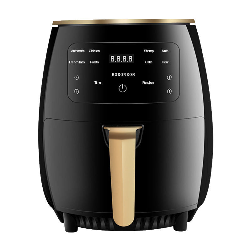 Air Fryer Smart Touch Home Electric Fryer - Balochistan LLC  Product information: Control mode: touch Heating mode: heating by heating pipe Safety function: automatic power-off Rated power: 1400W Body material: stainless steel Type of electric fryer: air fryer Product size: 305 * 305 * 345CM Packing list: 1* air fryer