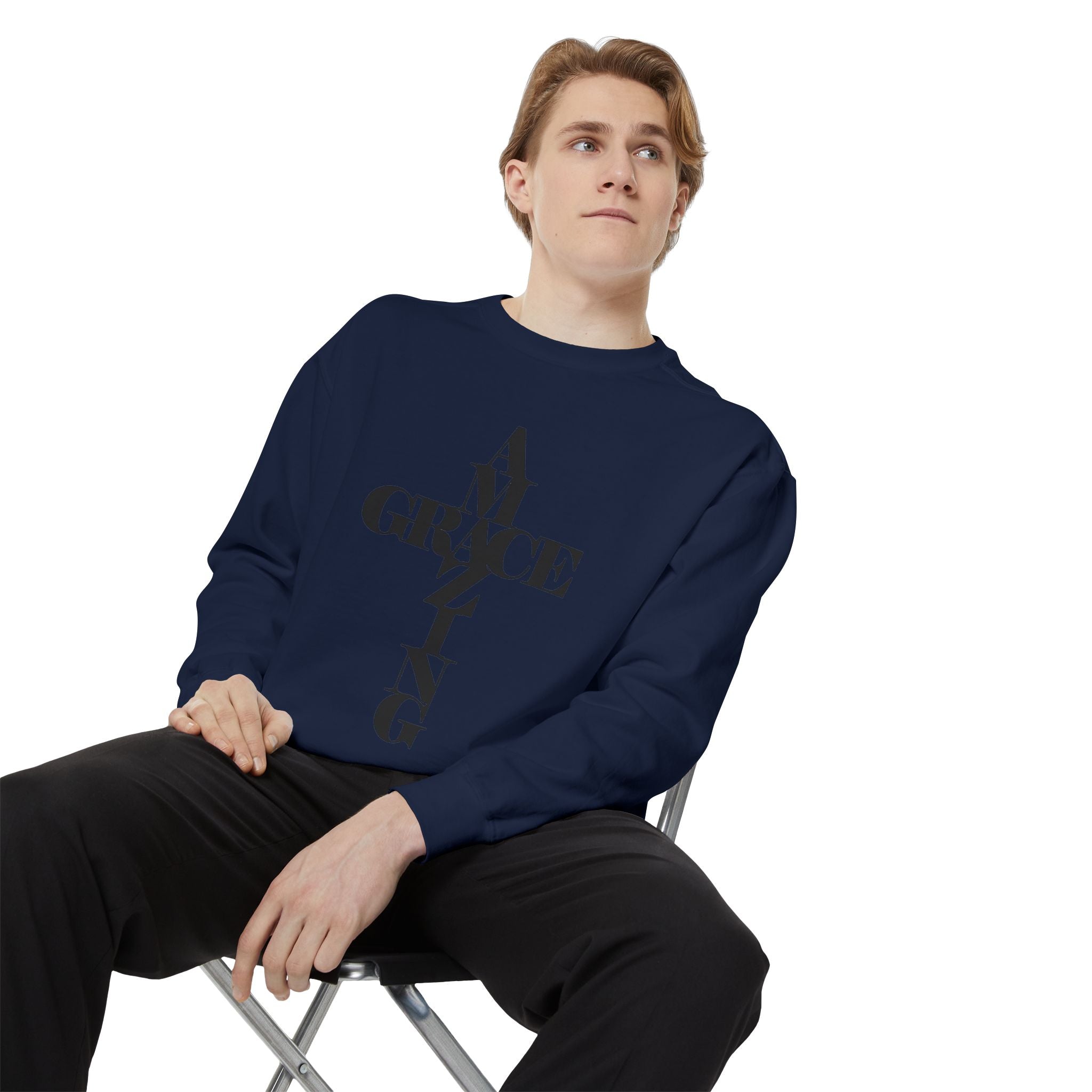 Kleidungsstückgefärbtes Sweatshirt, neues Design eingetroffen