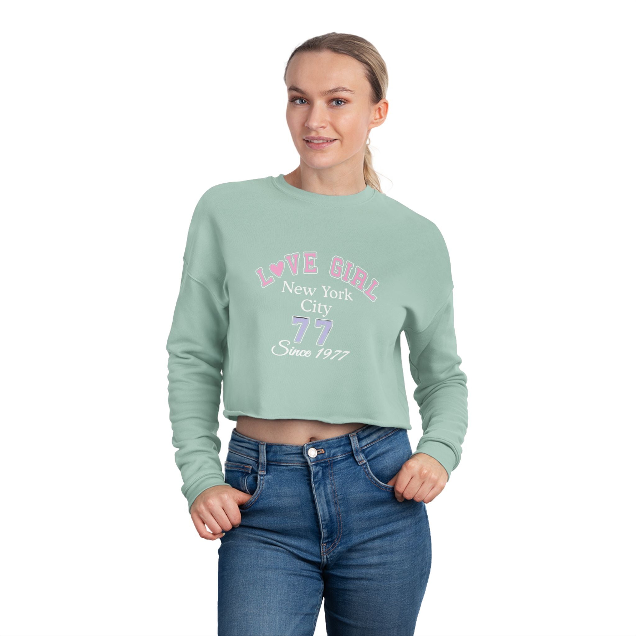 Sexy Women's Cropped Sweatshirt