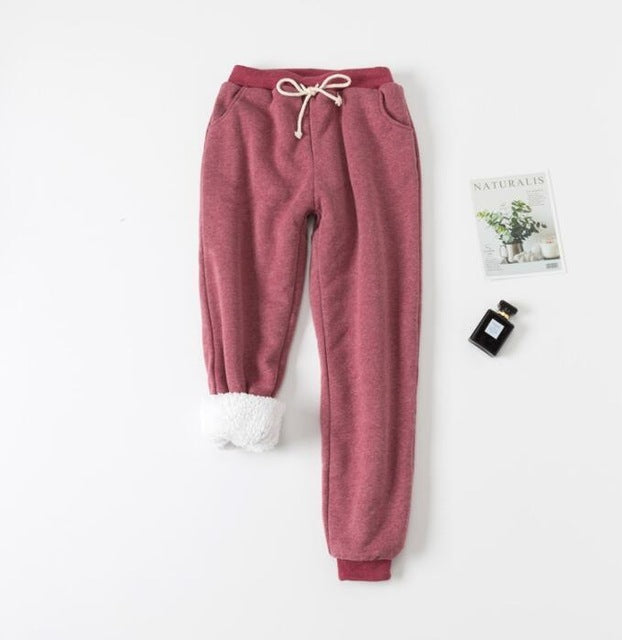 Lamb velvet padded sweatpants - Balochistan LLC 