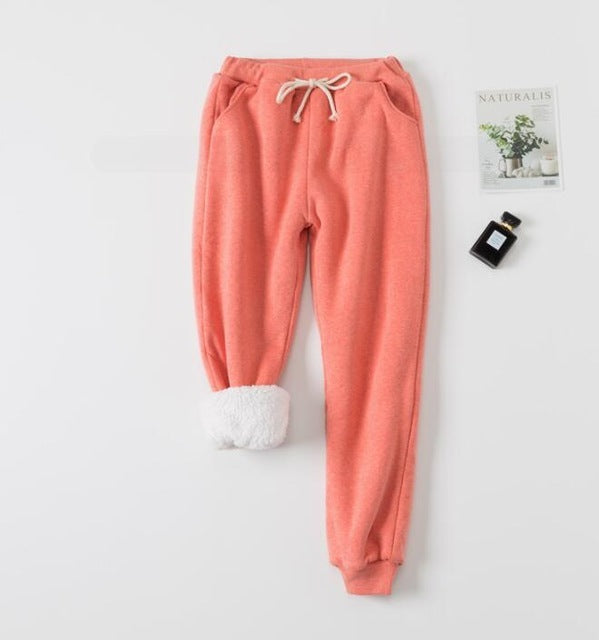 Lamb velvet padded sweatpants - Balochistan LLC 