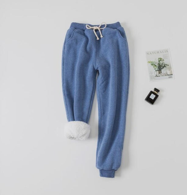 Lamb velvet padded sweatpants - Balochistan LLC 