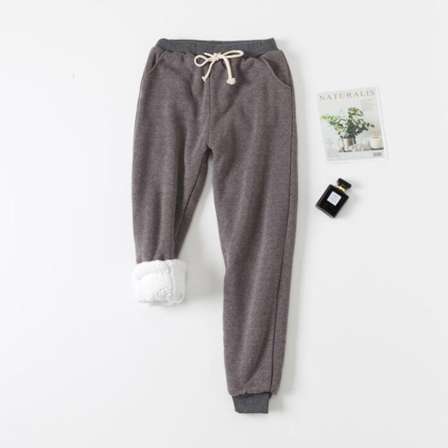 Lamb velvet padded sweatpants - Balochistan LLC 