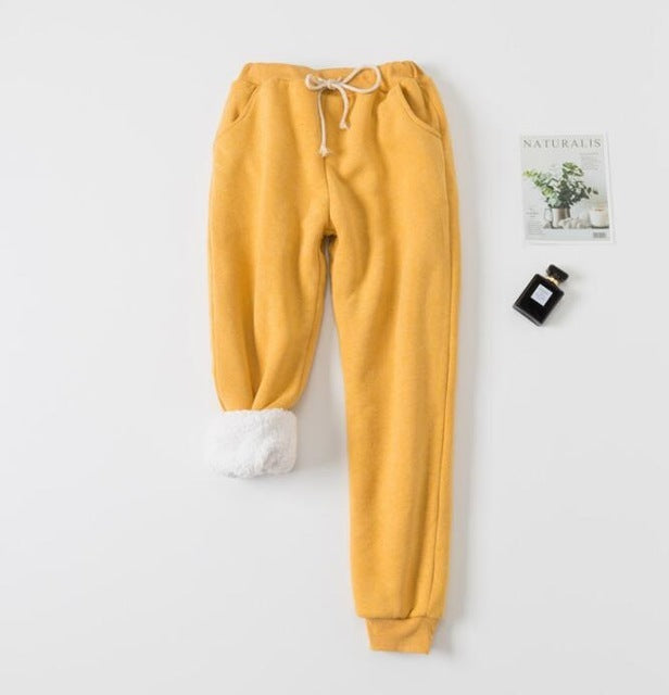 Lamb velvet padded sweatpants - Balochistan LLC 