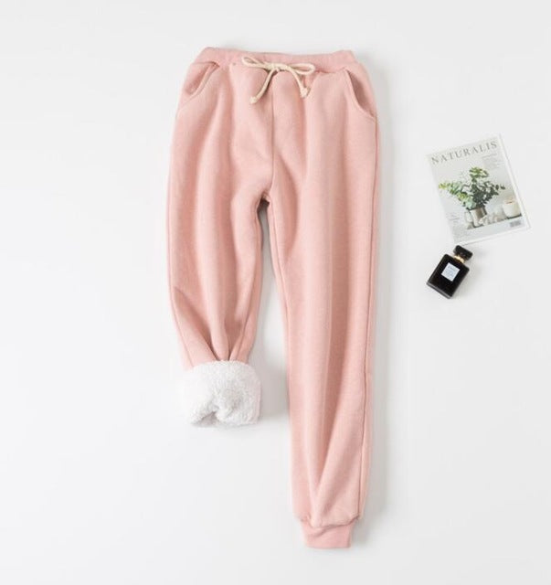 Lamb velvet padded sweatpants - Balochistan LLC 