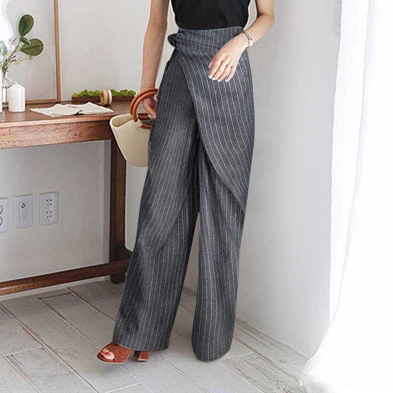 Independent Station Wish Autumn New Striped Lace-up Trousers - Balochistan LLC 