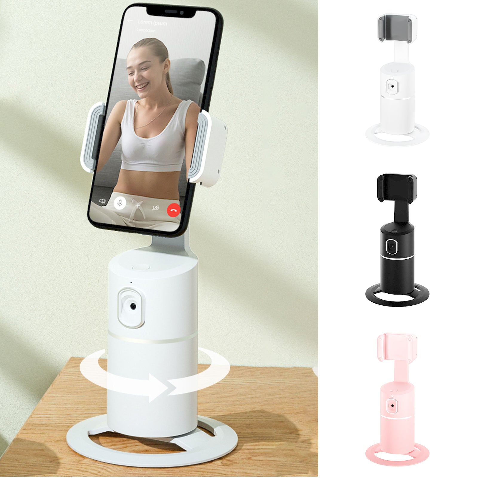 Smart Face Recognition Tracking PTZ Mobile Phone Stand Anchor Live Broadcast Stand - Balochistan LLC 