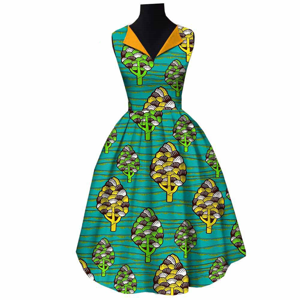 African National Cotton Batik Dress