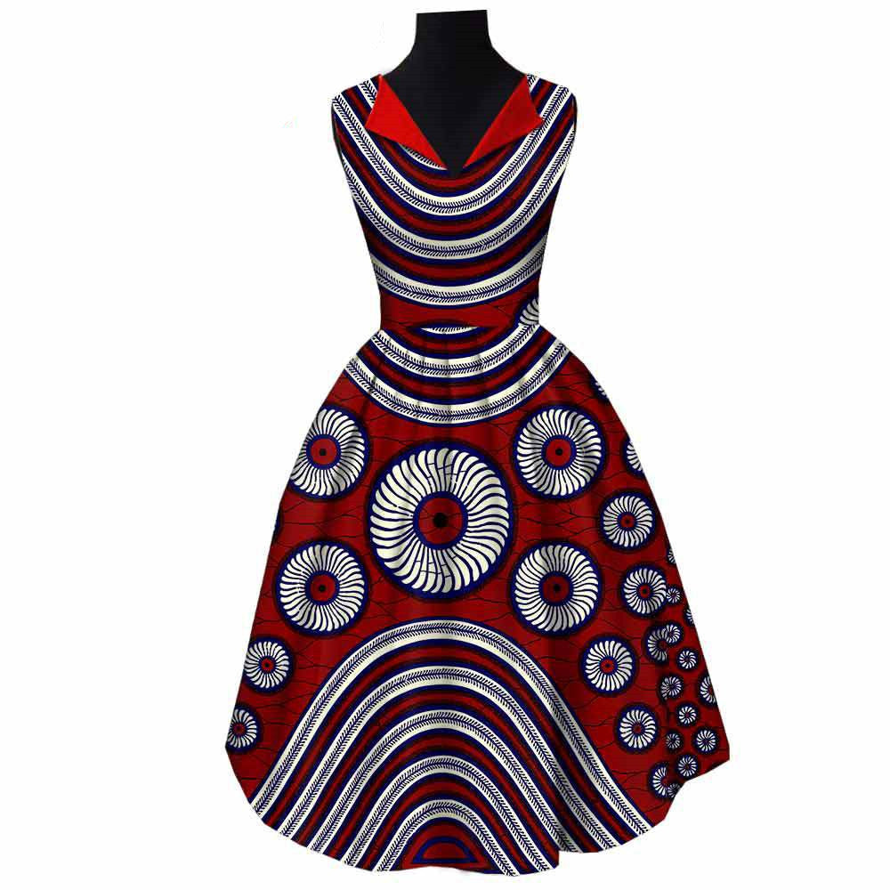 African National Cotton Batik Dress