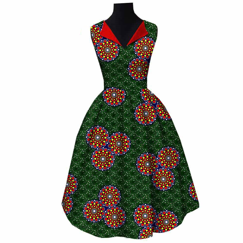 African National Cotton Batik Dress