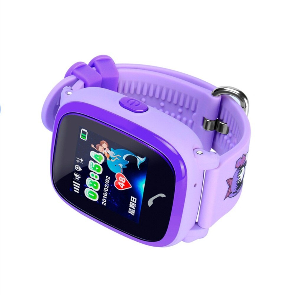 DF25 Children Waterproof Smart Watches Touch Screen Call for Rescue Remote Monitoring and Location Children's Telephone Watches - Balochistan LLC  Material: Silicone Tape Touch screen: Yes Battery capacity: 420 Mah Screen size: 1.22 inches Appearance size: 33*50*10mm Fuselage memory: 32M Camera: No Camera Wearing style: Wristband Colour: Blue, Purple