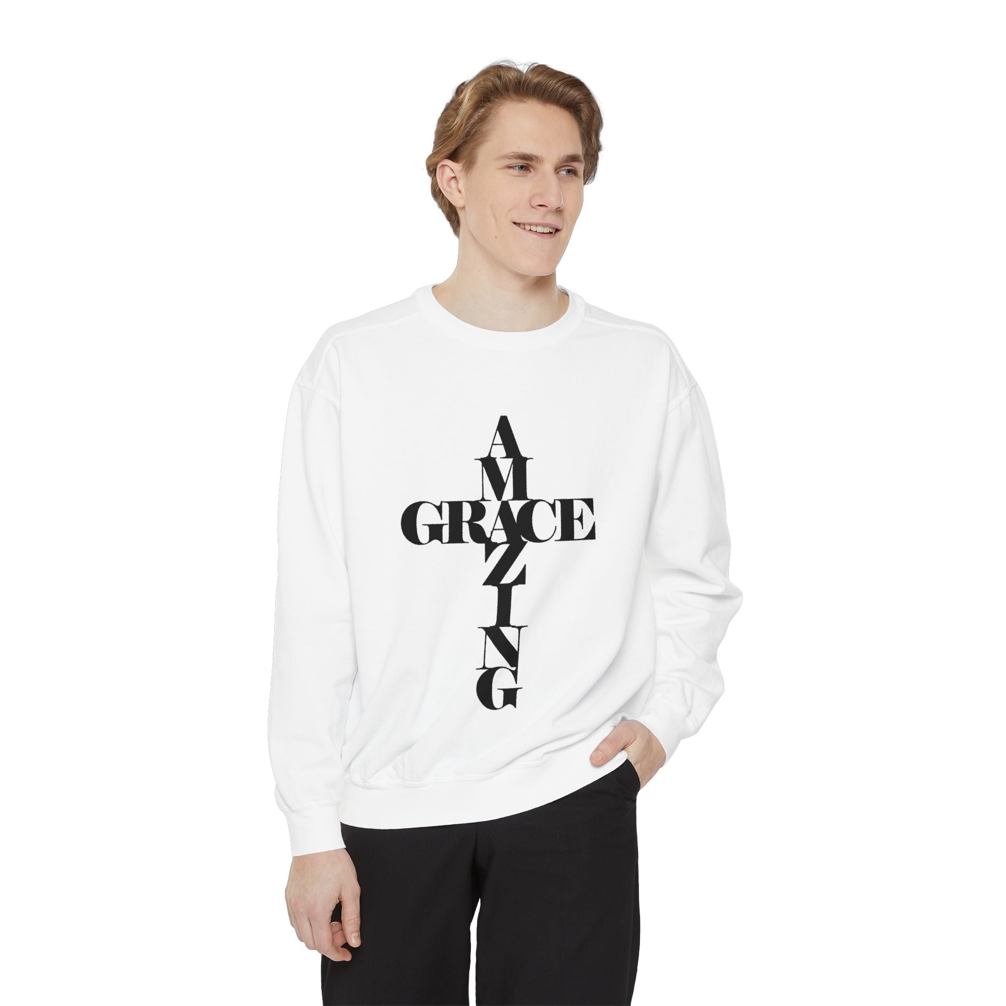 Kleidungsstückgefärbtes Sweatshirt, neues Design eingetroffen