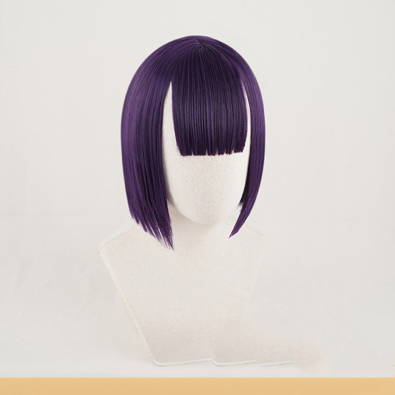 Cosplay wigs are short and purple - Balochistan LLC 