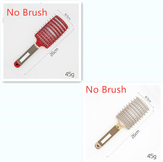 Hairbrush Anti Klit Brushy Haarborstel Women Detangler Hair Brush Bristle Nylon Scalp Massage  Teaser Hair Brush Comb - Balochistan LLC 