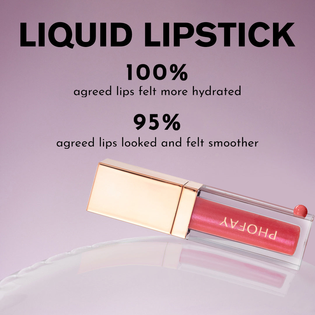 PHOFAY Ultra-Glossy Lip Gloss - Balochistan LLC  Net Weight: 6 ML Functions: Ultra-glossy, High-shine SUGGESTED USAGE: Apply directly to clean and dry lips, moving back and forth to evenly distribute the gloss for charming lips!