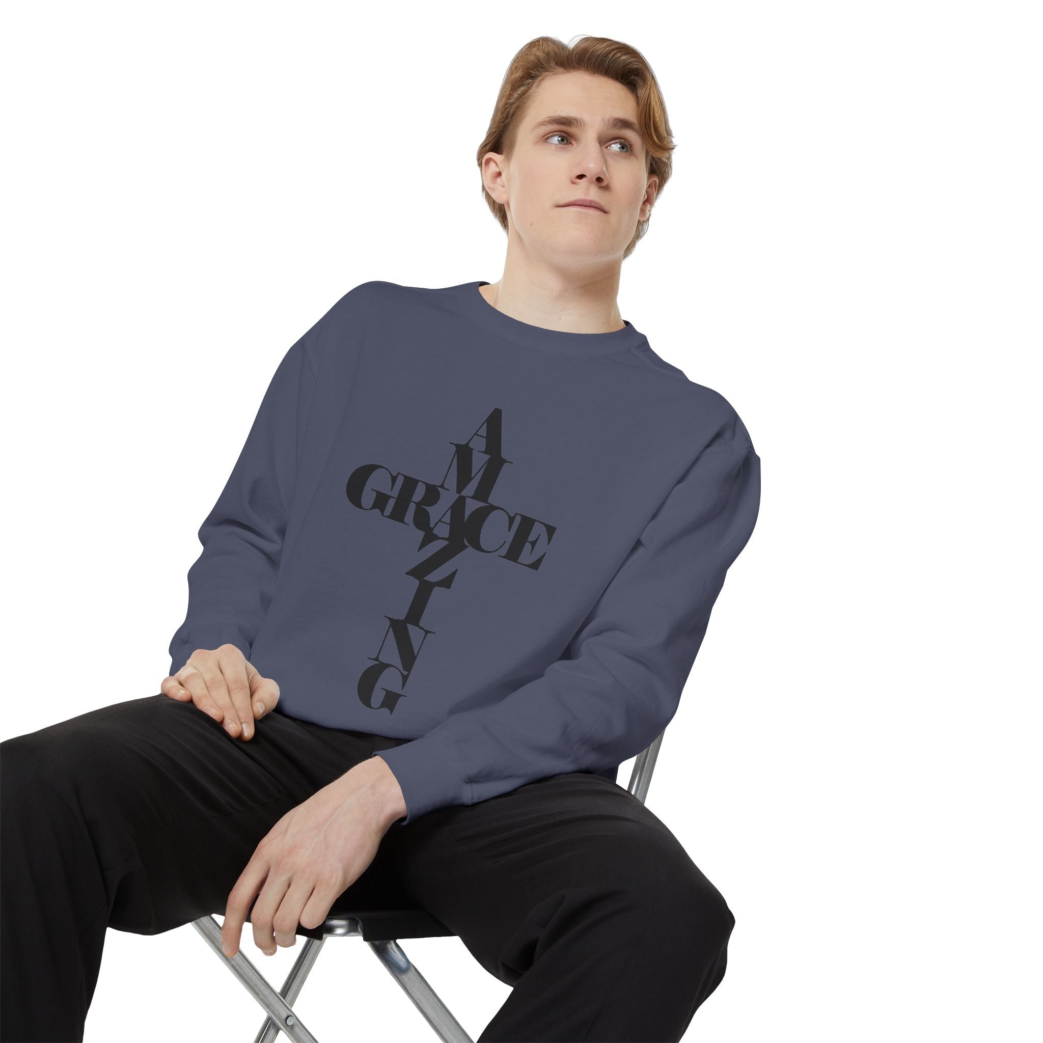 Kleidungsstückgefärbtes Sweatshirt, neues Design eingetroffen