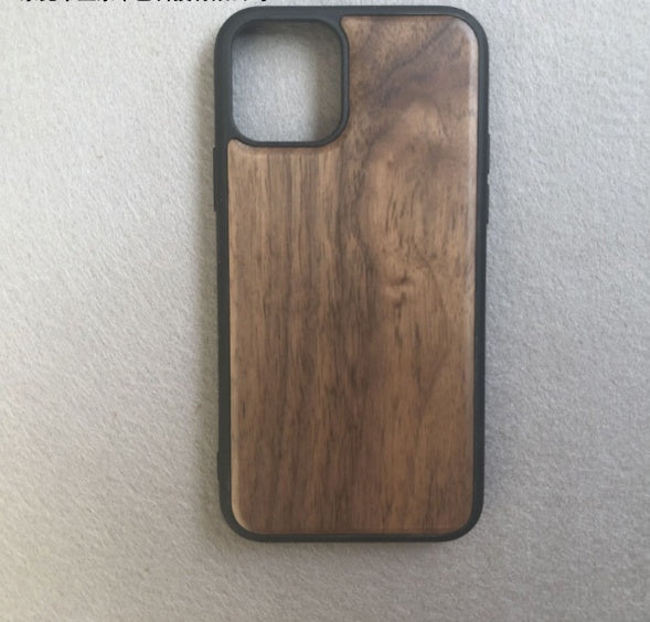 Compatible With  Mobile Phone Case Wooden Phone Case - Balochistan LLC  Note： Non-Apple branded products,Compatible with iPhone models Apple's latest mobile phone case for iPhone11 Style: protective case Material: TPU+PC+Walnut + deep carbon bamboo Style: simple Popular elements: business Craft: semi-manual