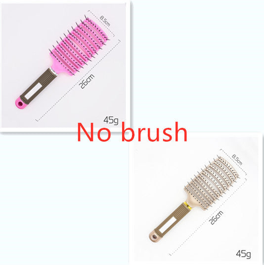 Hairbrush Anti Klit Brushy Haarborstel Women Detangler Hair Brush Bristle Nylon Scalp Massage  Teaser Hair Brush Comb - Balochistan LLC 