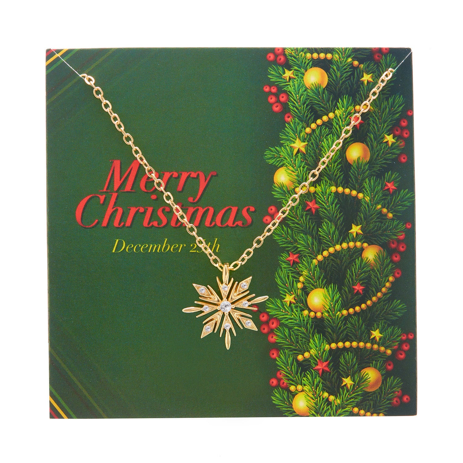 Christmas Necklace Snowflake Copper Inlaid Zirconium Paper Card Clavicle Chain - Balochistan LLC  Product information: Treatment Process: Electroplating Color: #1,#2,#3,#4,#5 Applicable population: Female Pendant material: Copper and zircon Chain style: O-ring chain Material: Copper Packing list: 1* Necklace Product Image: