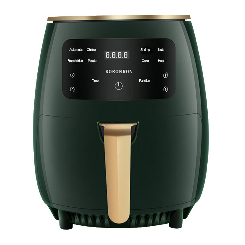 Air Fryer Smart Touch Home Electric Fryer - Balochistan LLC  Product information: Control mode: touch Heating mode: heating by heating pipe Safety function: automatic power-off Rated power: 1400W Body material: stainless steel Type of electric fryer: air fryer Product size: 305 * 305 * 345CM Packing list: 1* air fryer