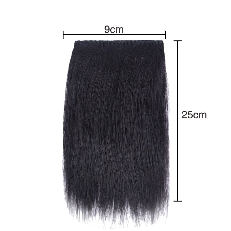 Pads Wigs Women Pads Back Of  Head The Real Hair - Balochistan LLC  Produce information Applicable people: Ladies Can it be dyed and ironed: It can be dyed Hair material: real hair Hair piece type: roll Hair length: 10cm, 15cm, 25cm Packing list Wig piece*1