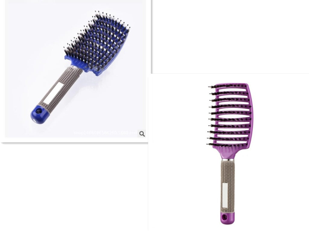 Hairbrush Anti Klit Brushy Haarborstel Women Detangler Hair Brush Bristle Nylon Scalp Massage  Teaser Hair Brush Comb - Balochistan LLC 