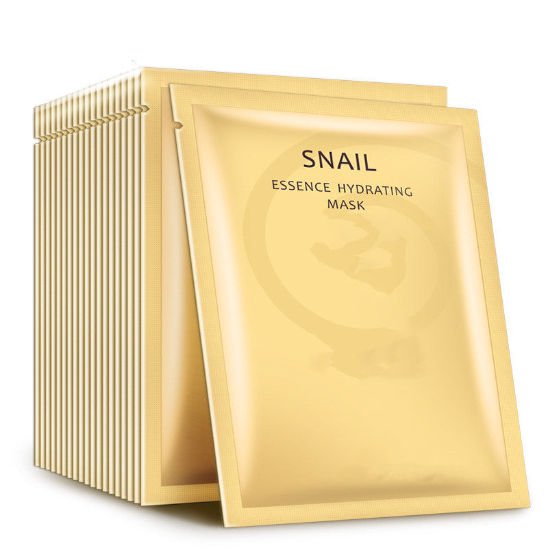 Snail Moisturizing Whitening Mask Cosmetics - Balochistan LLC  Product information: Net content: 25g (g/ml) Color classification: gold Ingredients: Snow lotus Product category: Tear type Efficacy: Whitening Package: Mask X1