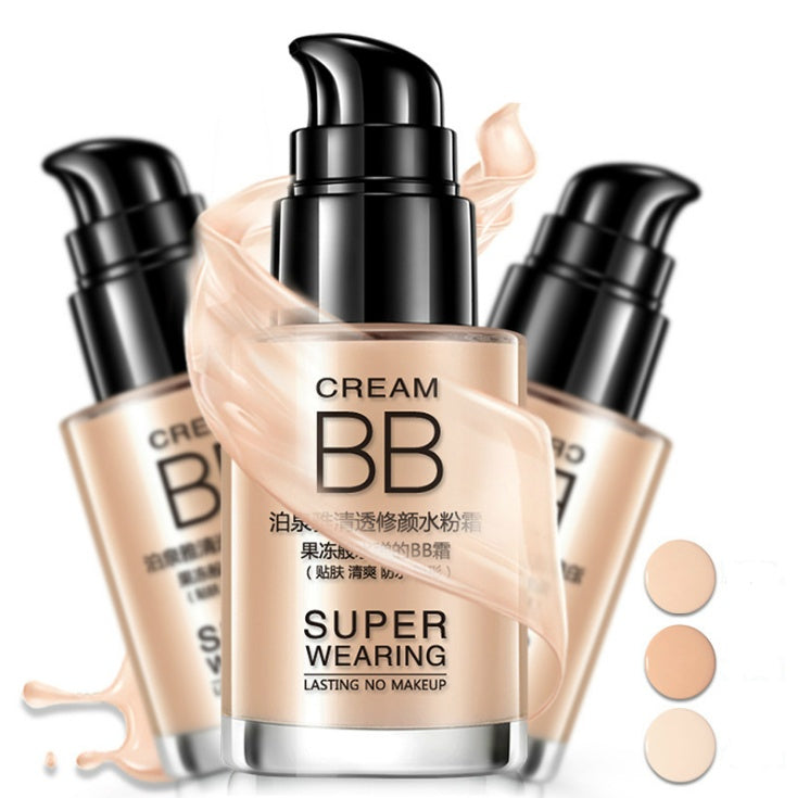 Clear and sleek hydrating cream nude makeup BB cream makeup concealer moisturizing BB cream - Balochistan LLC  Name: BB cream Specification: 30ml