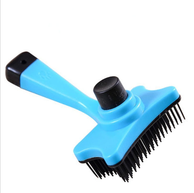 Pet products dog comb cat comb - Balochistan LLC  Product Name: pet cleaning, hairdressing, open knot comb Product size: comb length 12.5cm, comb width 7.5cm, comb length 2.0cm Product color: orange, yellow, green, rose red Product material: plastic Scope of application: General for cats and dogs