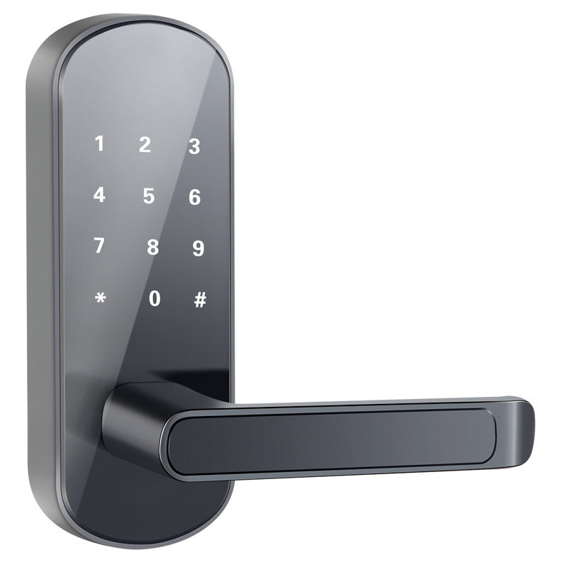 Smart Bluetooth fingerprint lock - Balochistan LLC  Fingerprint storage capacity: 200 Unlocking times: > 9000 (Times) Scanning time: < 1.5 (s) Admission rate: < 0.004% Rejection rate: < 0.0005% Working temperature: - 20 ℃ - 65 ℃ (℃) Working humidity: 20% - 90% Comparison method: 1: n Scope of application: wooden door, room door, office door, apartment door Service life: 90000 times Power supply: 4 No.5 alkaline dry batteries