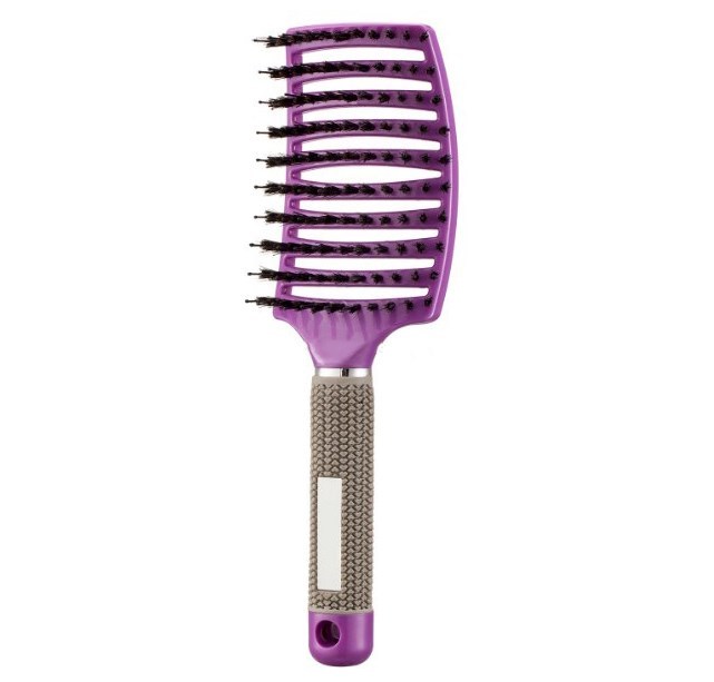 Hairbrush Anti Klit Brushy Haarborstel Women Detangler Hair Brush Bristle Nylon Scalp Massage  Teaser Hair Brush Comb - Balochistan LLC 