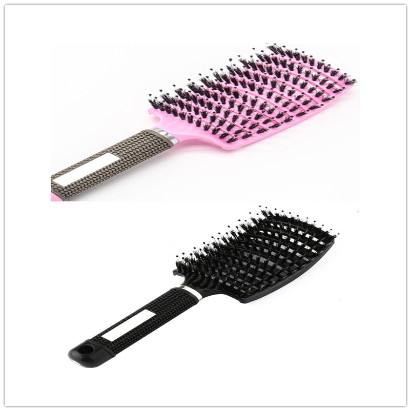 Hairbrush Anti Klit Brushy Haarborstel Women Detangler Hair Brush Bristle Nylon Scalp Massage  Teaser Hair Brush Comb - Balochistan LLC 