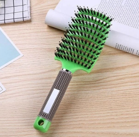 Hairbrush Anti Klit Brushy Haarborstel Women Detangler Hair Brush Bristle Nylon Scalp Massage  Teaser Hair Brush Comb - Balochistan LLC 