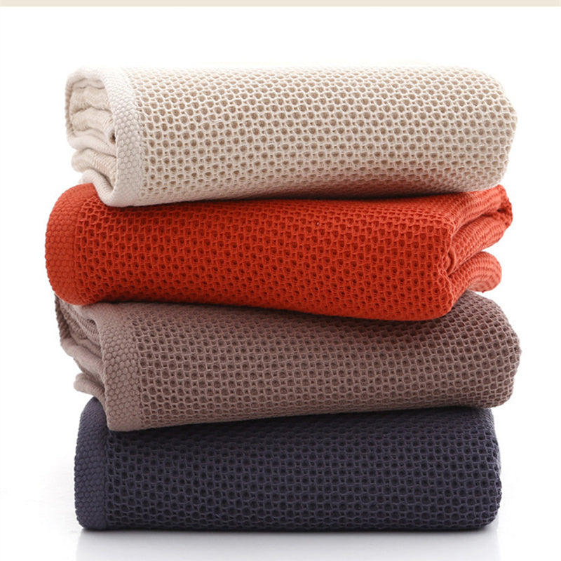 100% cotton honeycomb face towel