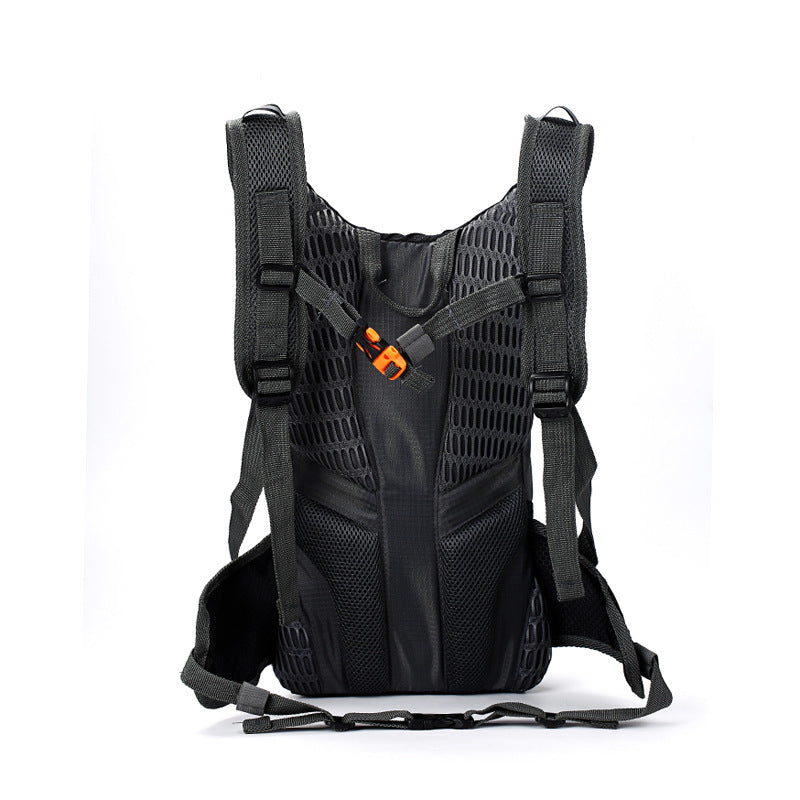 Sports outdoor bag bicycle riding water bag backpack Mountain hiking travel hiking shoulder bag bag - Balochistan LLC  Sports bag type: outdoor bag Applicable gender: neutral / male and female Material: Polyester Hardness: medium pattern: plain Capacity: 10L (can hold 2-5L water bag) Size: 11*24*45cm