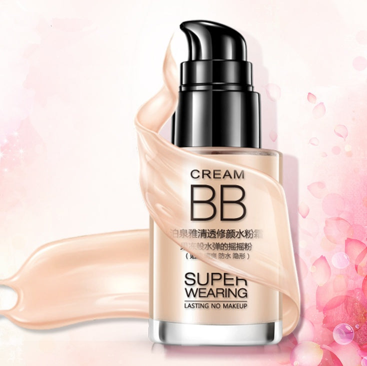 Clear and sleek hydrating cream nude makeup BB cream makeup concealer moisturizing BB cream - Balochistan LLC  Name: BB cream Specification: 30ml