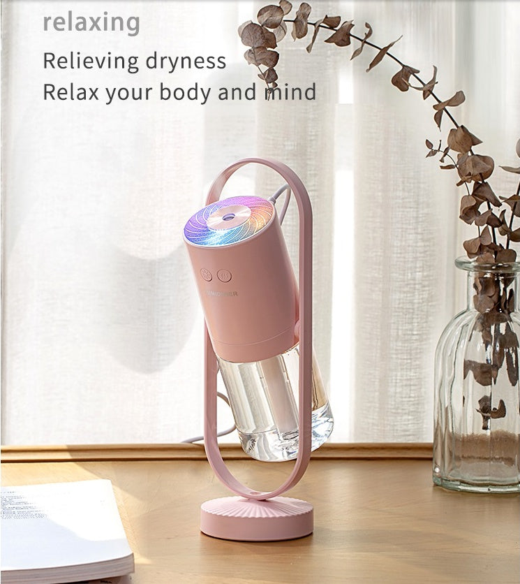 Magic Shadow USB Air Humidifier For Home With Projection Night Lights Ultrasonic Car Mist Maker Mini Office Air Purifier - Balochistan LLC 