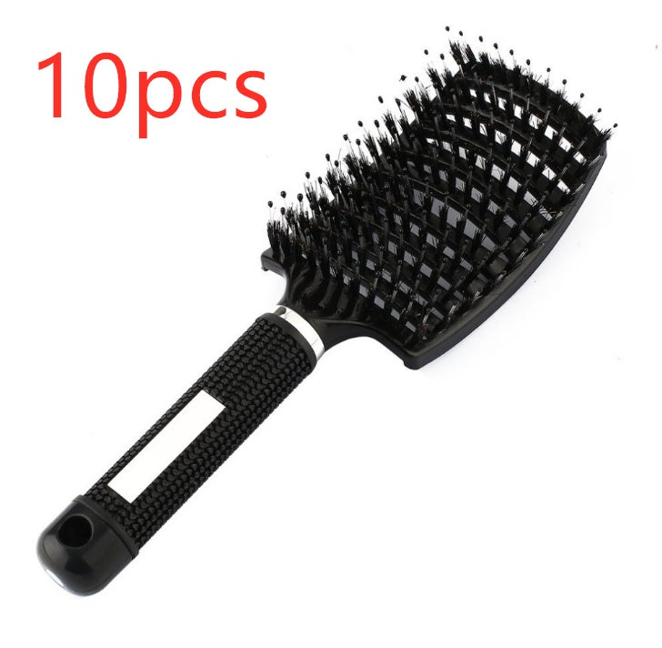 Hairbrush Anti Klit Brushy Haarborstel Women Detangler Hair Brush Bristle Nylon Scalp Massage  Teaser Hair Brush Comb - Balochistan LLC 